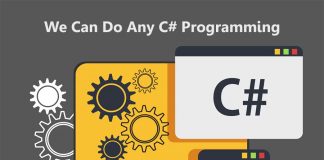 We Can Do Any C# Programming We Can Do Any C# Programming