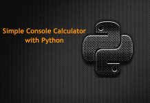 Simple Console Calculator with Python Simple Console Calculator with Python