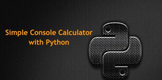 Simple Console Calculator with Python Simple Console Calculator with Python
